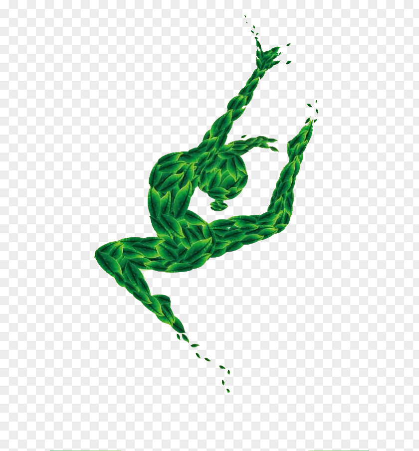 Wave Silhouette Dancer PNG