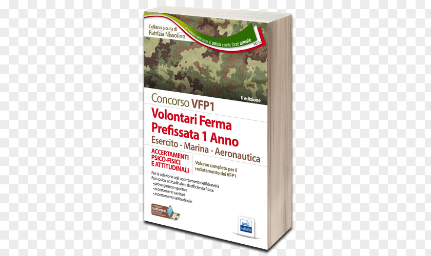 Book Concorso VFP1. Accertamenti Psico-fisici E Attitudinali Italian Army Competitive Examination PNG