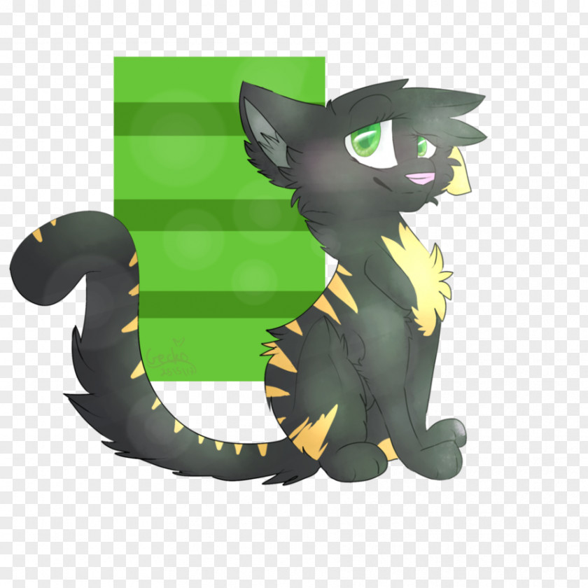Cat Whiskers Cartoon Illustration Green PNG