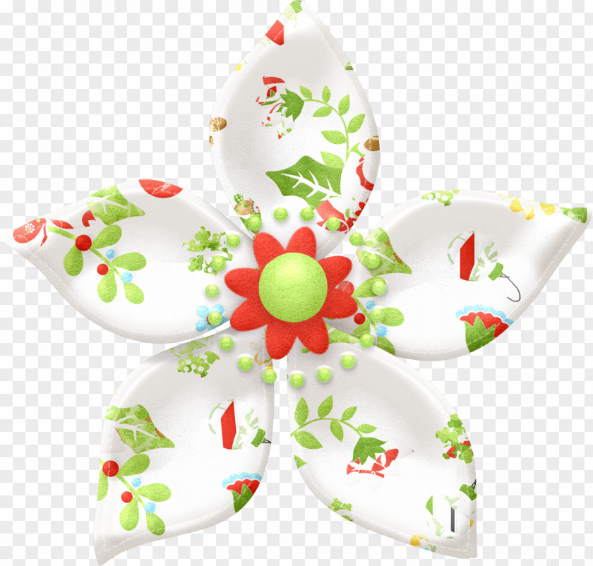 Design Petal Floral Cut Flowers Christmas Ornament PNG