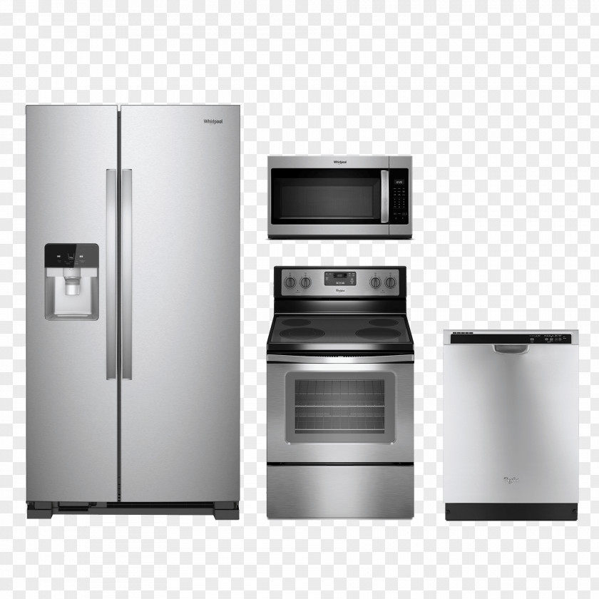 Kitchen Appliances Home Appliance Refrigerator Electric Stove Cooking Ranges Whirlpool Corporation PNG