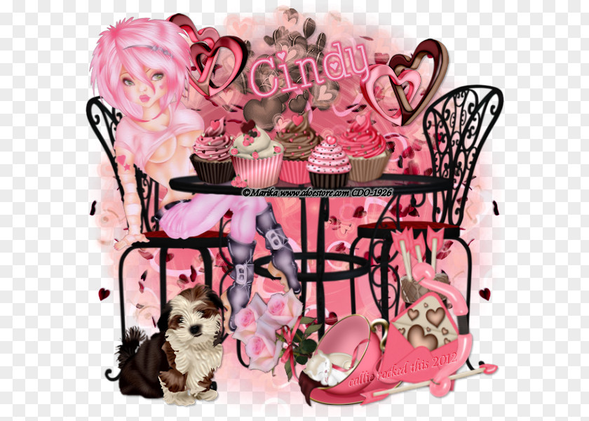 Puppy Love Pink M RTV PNG