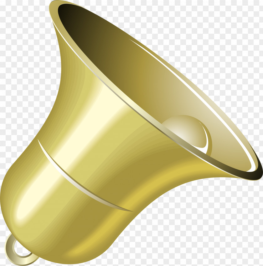 Yellow Concise Bell Metal PNG