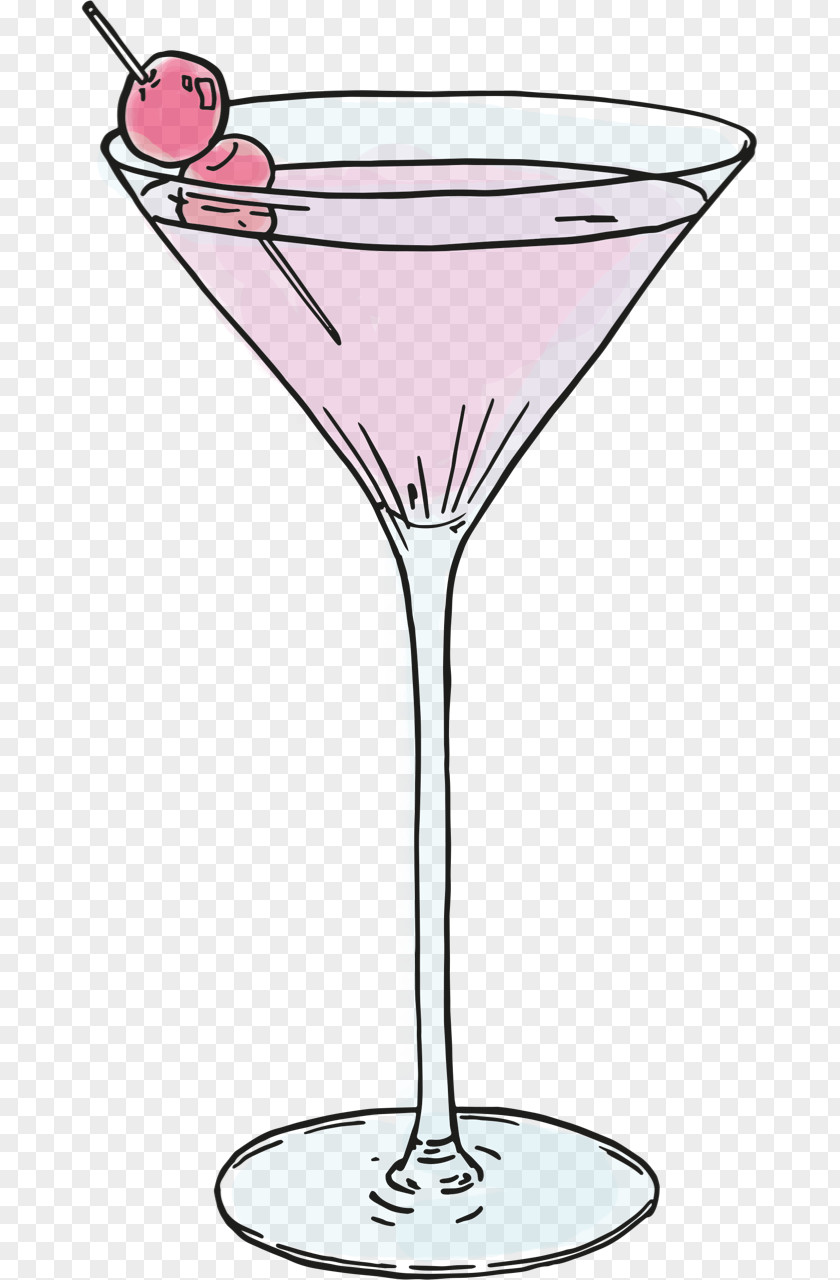 Martini Cocktail Garnish Pink Lady Cosmopolitan PNG