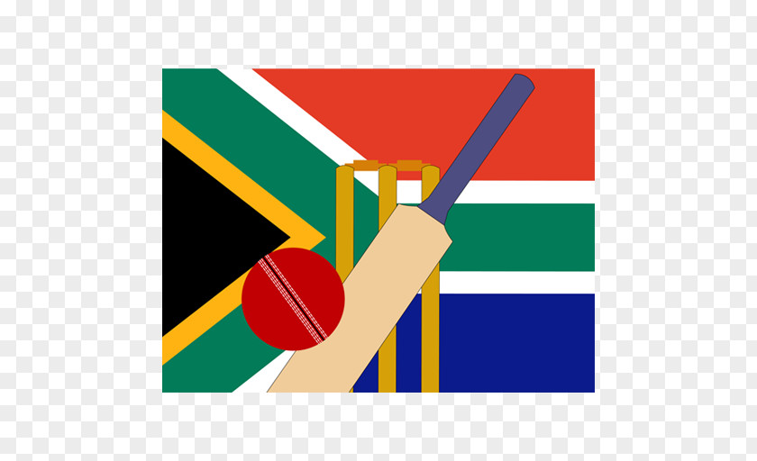 Flag Of South Africa National Cricket Team Stock Photography PNG
