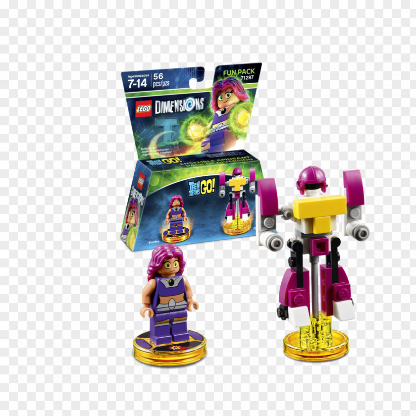 Teen Titans Lego Dimensions Starfire Toy PNG