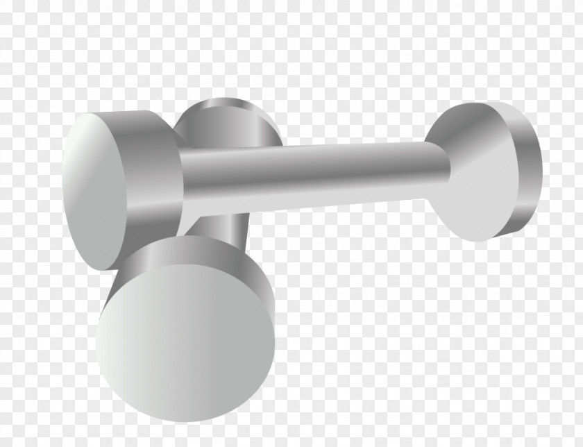 Vector White Dumbbell Euclidean PNG