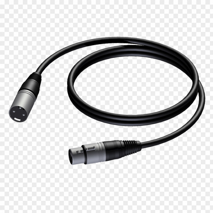 XLR Connector Electrical Cable Microphone Twisted Pair PNG