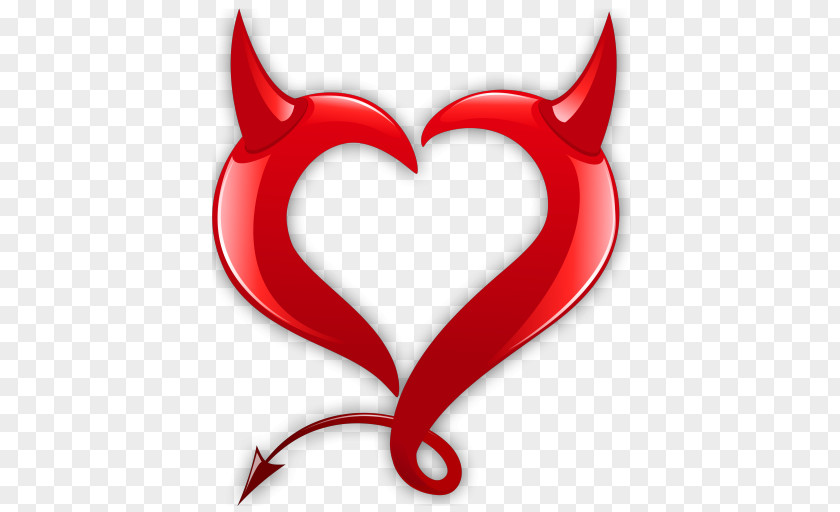 Devil Heart Clip Art PNG