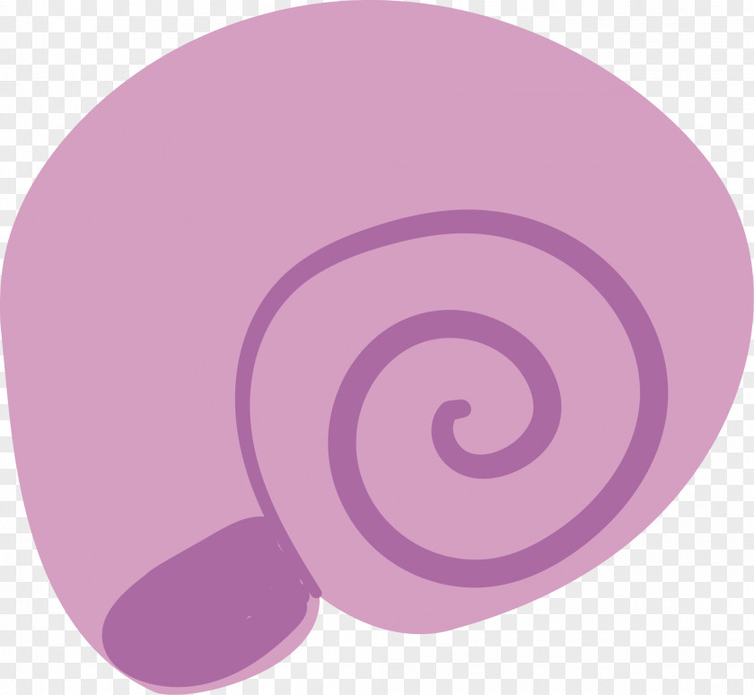 Purple Conch Vector PNG