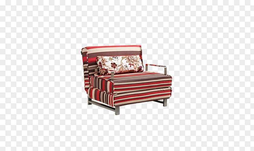 Striped Armchair Sofa Bed Chair Couch PNG