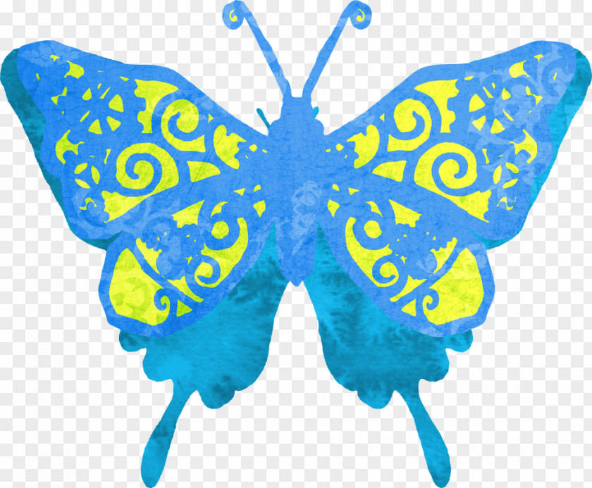 Watercolor Butterfly Drawing Clip Art PNG