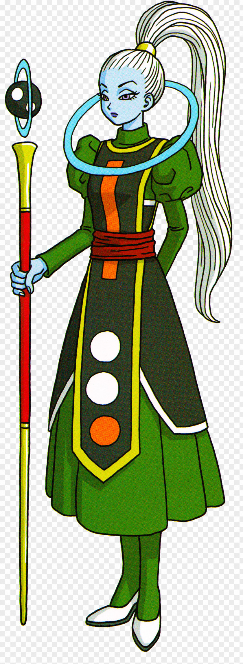 Cosplay Whis Vados Bulma Costume PNG