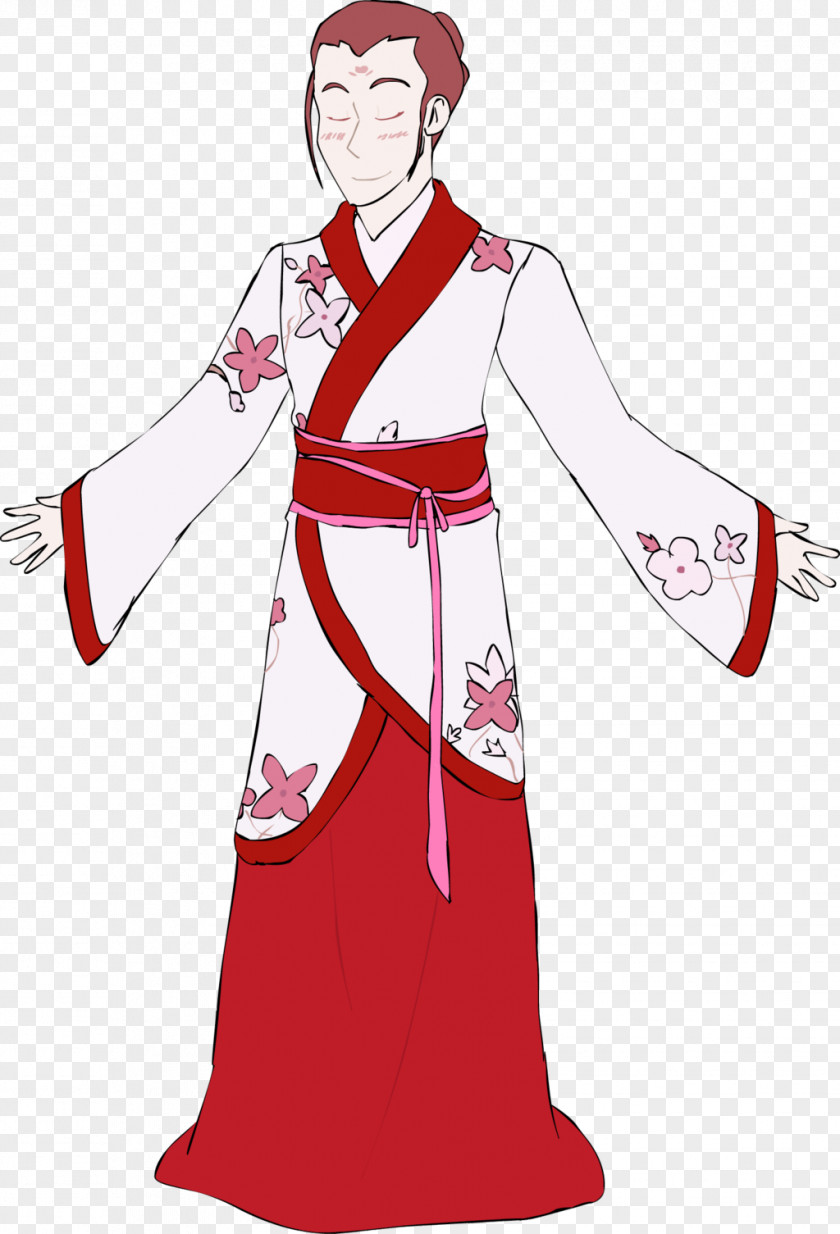 Dress Robe Geisha Costume PNG