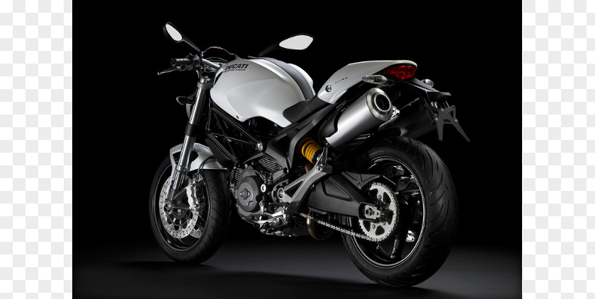 Ducati Monster 696 Tire Exhaust System Motorcycle PNG
