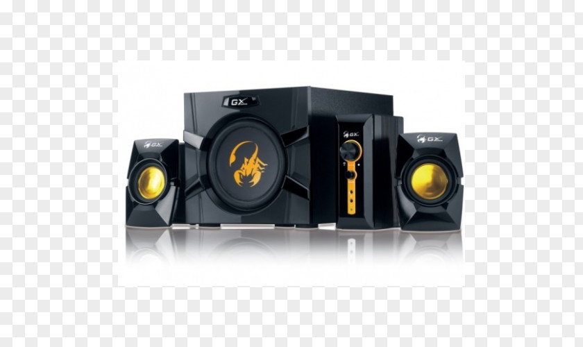Loudspeaker Genius SW-G2.1 3000 1250 Video Game Audio PNG