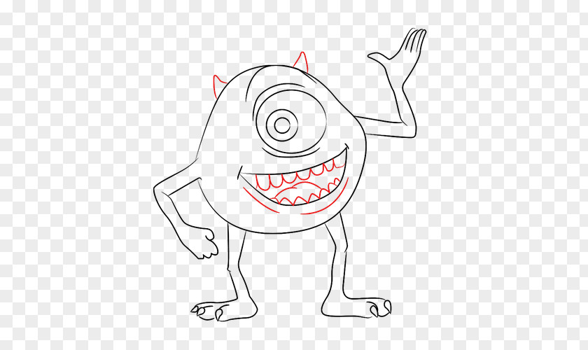 Mike Wazowski Eye Drawing Line Art /m/02csf Clip PNG