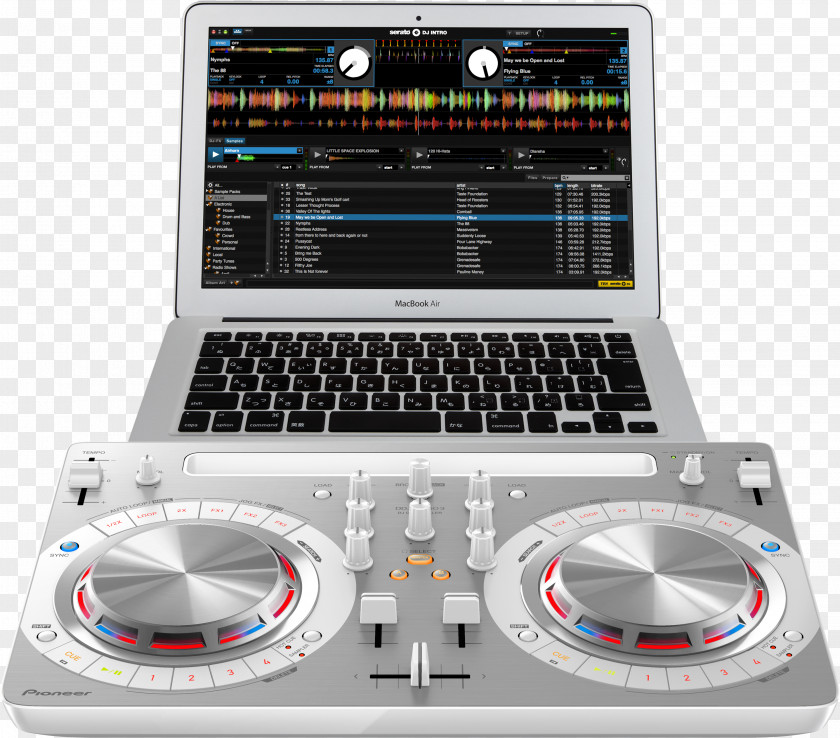 DJ Controller Pioneer DDJ-WeGO4 DDJ-WeGO3 Disc Jockey PNG
