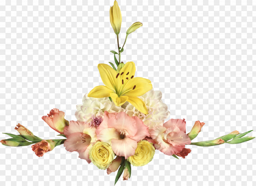 Frangipani Cut Flowers Lilium Flower Bouquet PNG