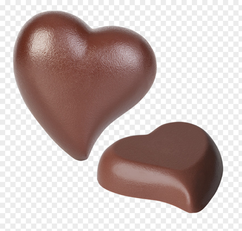 Heart Praline Chocolate Truffle Chip Cookie PNG