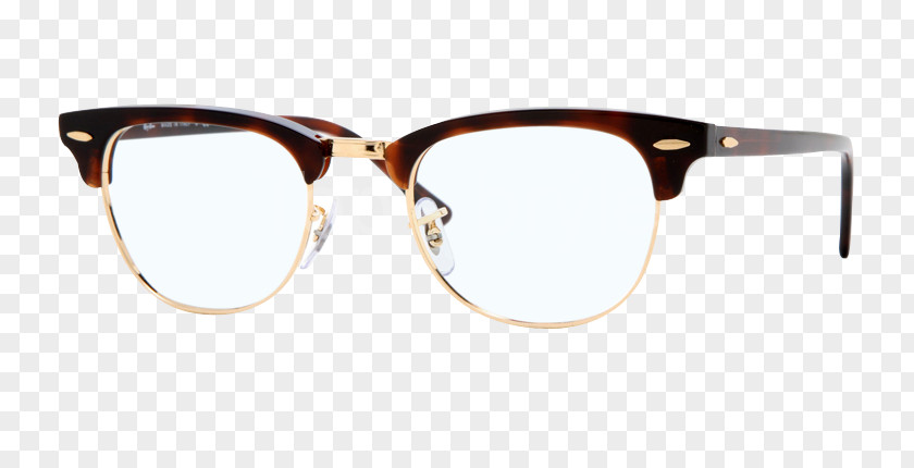 Ray Ban Ray-Ban Clubmaster Classic Browline Glasses Light PNG