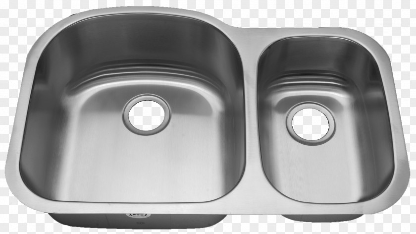Sink Kitchen Stainless Steel Faucet Handles & Controls Bowl PNG