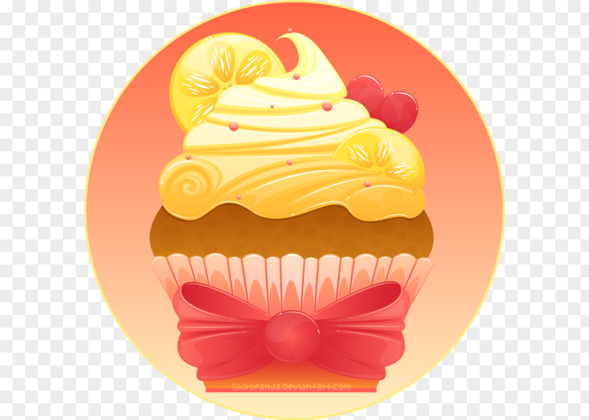 Lemonade Cupcake Buttercream Clip Art PNG