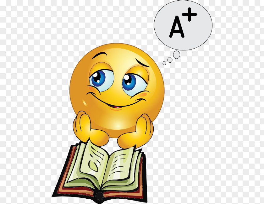 Study Help Cliparts Emoticon Smiley Emoji Clip Art PNG
