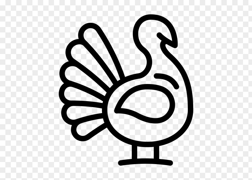 Symbol Blackandwhite Thanksgiving Turkey Logo PNG