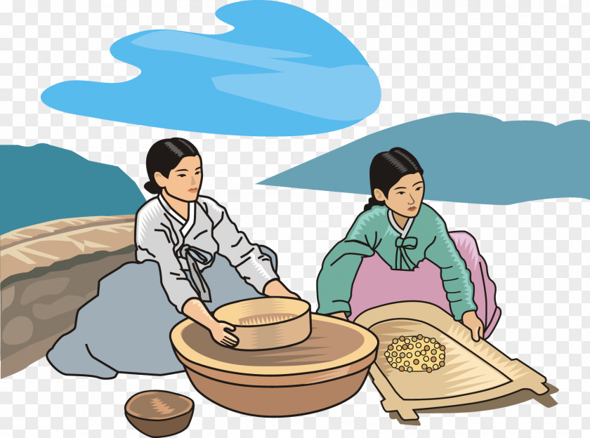Ancient Woman Doing Housework Housekeeping Clip Art PNG