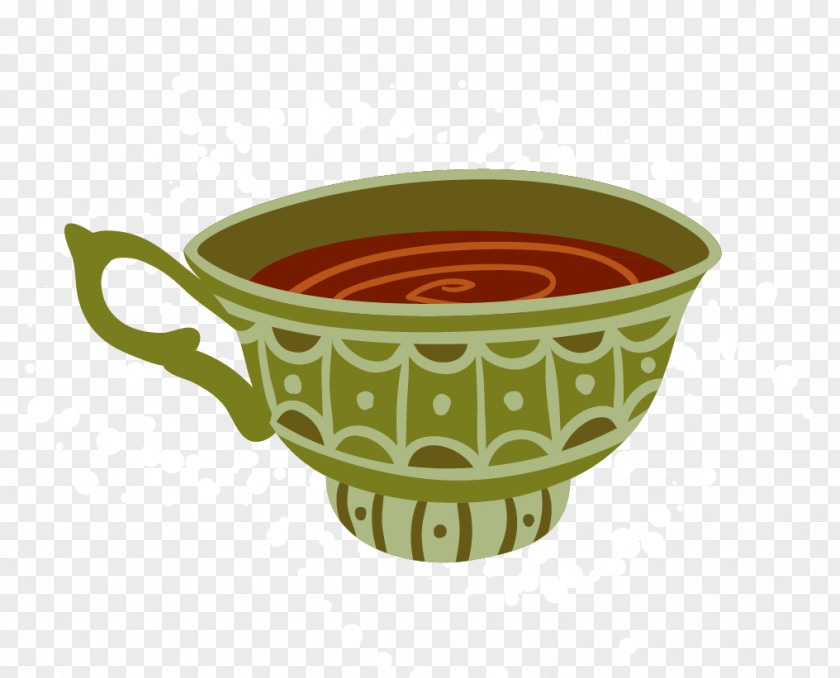 Cartoon Cup Tea Coffee Cloth Napkins PNG
