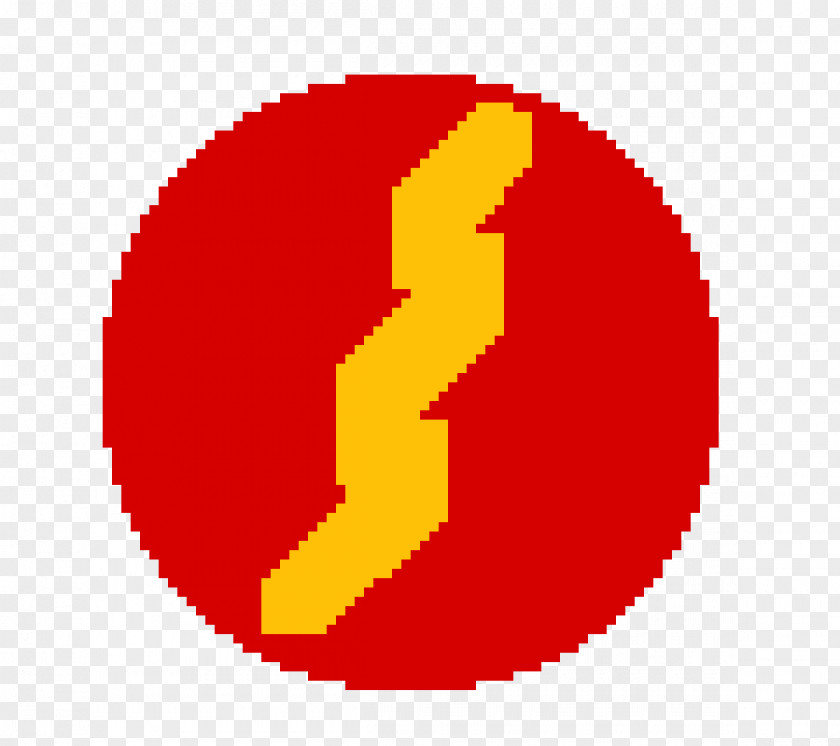 Retro The Flash Logo Pixel Art Drawing Uptown Image PNG