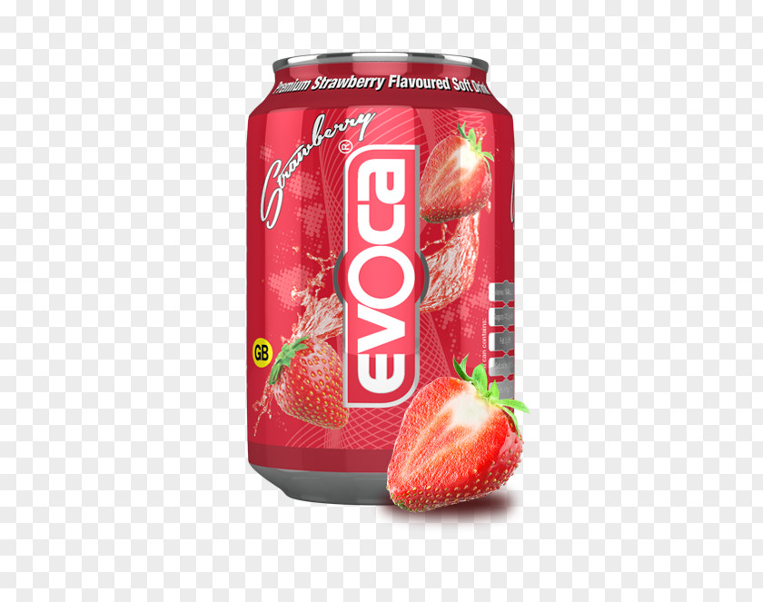 Soft Drink Can Strawberry Juice Fizzy Drinks Evoca Cola PNG