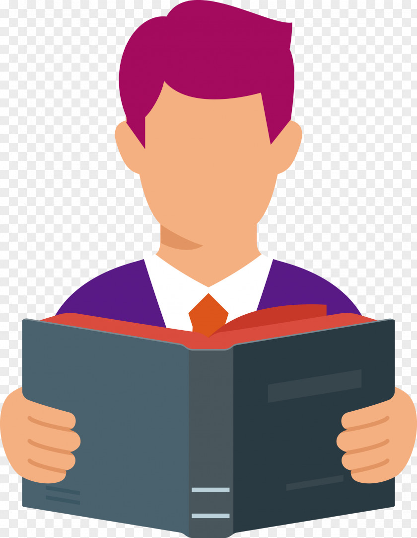 Teacher Reading Book PNG