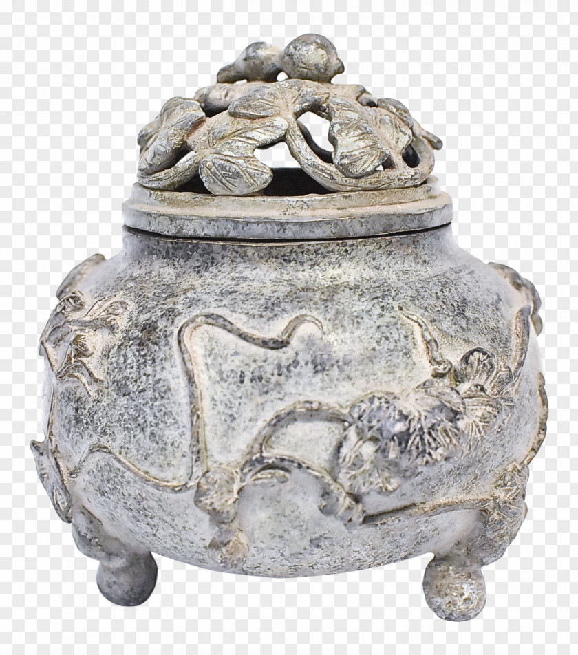 Toad Stone Carving Artifact Silver Statue PNG