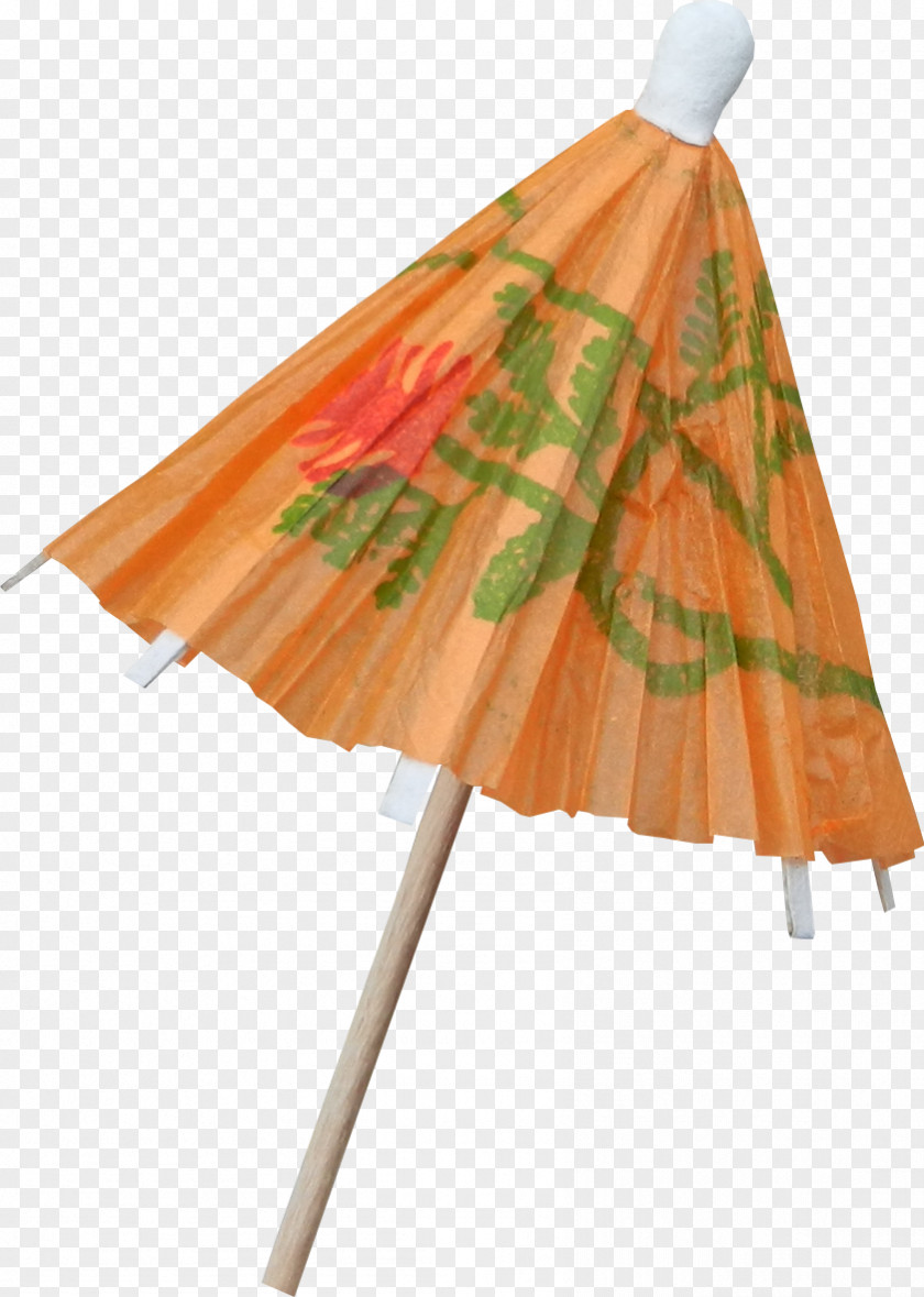 Umbrella Pattern Cocktail Paper PNG