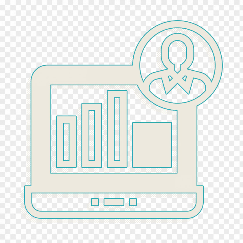 Digital Banking Icon Demographic Laptop PNG