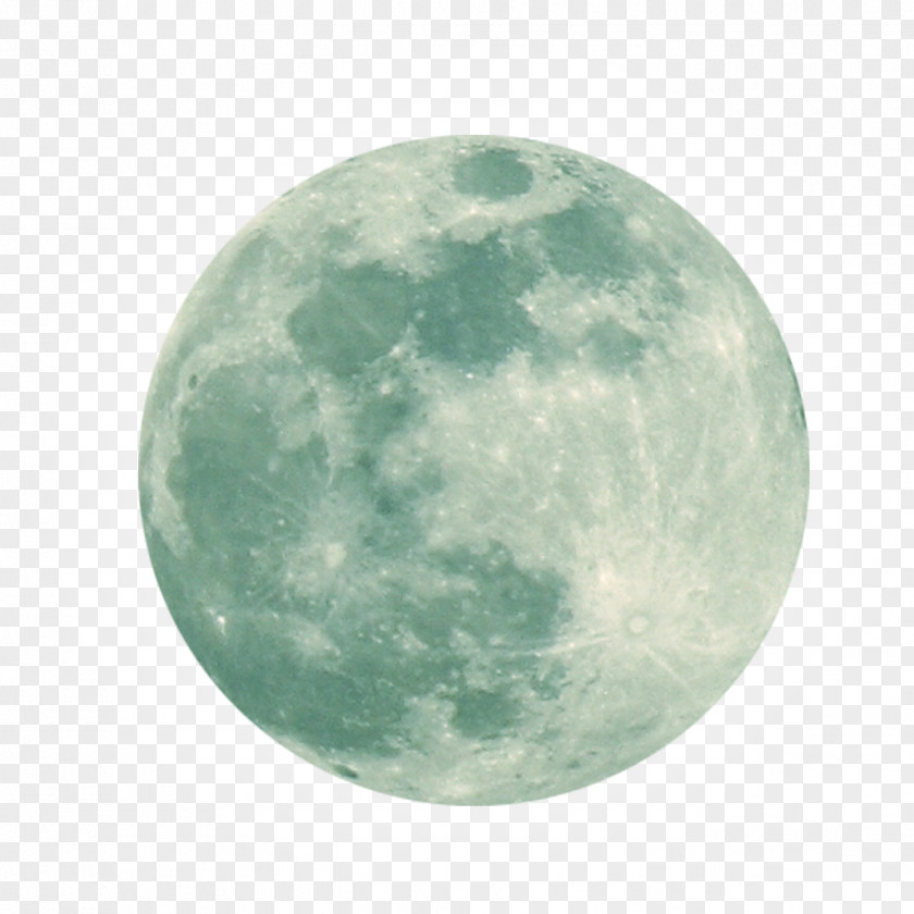 Glow Supermoon Full Moon New Blue PNG