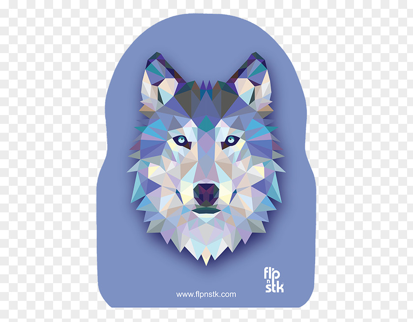 Wolf Pack Gray Geometry Polygon Animal PNG