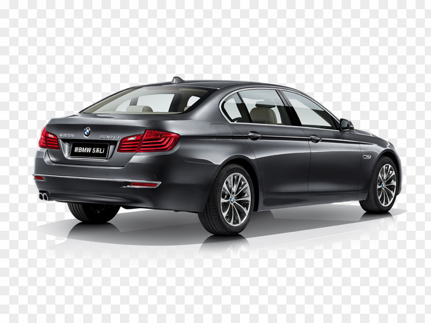 Black BMW 5 Series Car Mid-size PNG