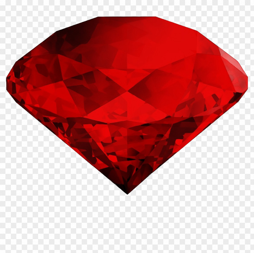Petal Crystal Red Gemstone Ruby Maroon Diamond PNG