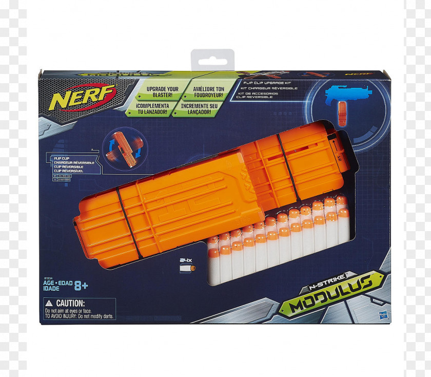 Toy Nerf N-Strike Elite NERF Modulus ECS-10 Blaster PNG