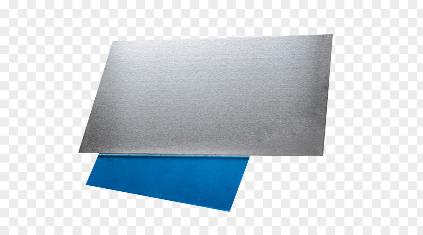 Two Pieces Of Aluminum High-definition Deduction Material Rectangle Blue PNG