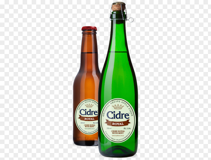 Beer Bottle Apple Cider Drink PNG
