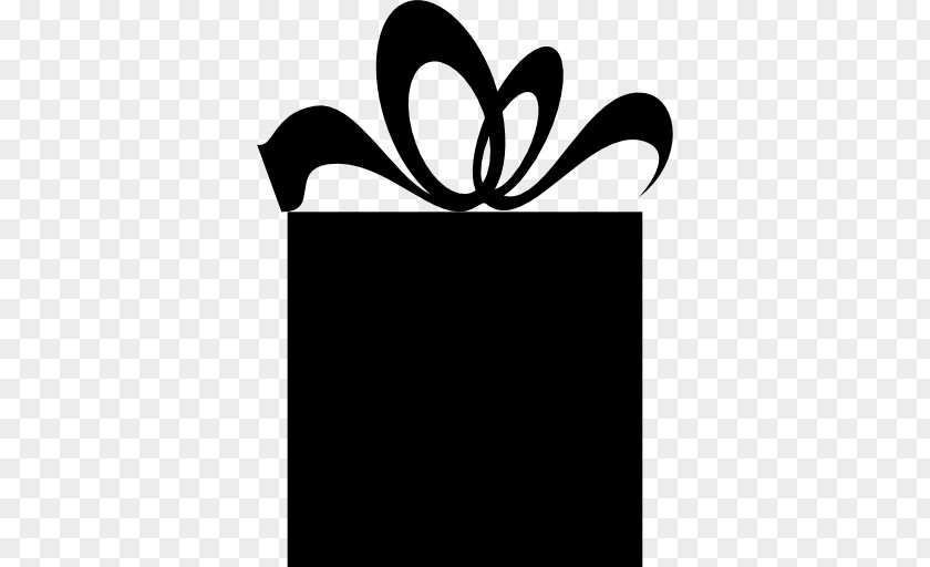 Gift Silhouette Box Clip Art PNG
