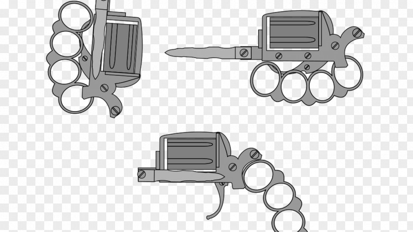 Knife Apache Revolver Brass Knuckles Pepper-box PNG