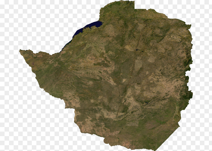 Map Geography Of Zimbabwe Botswana Zambia PNG