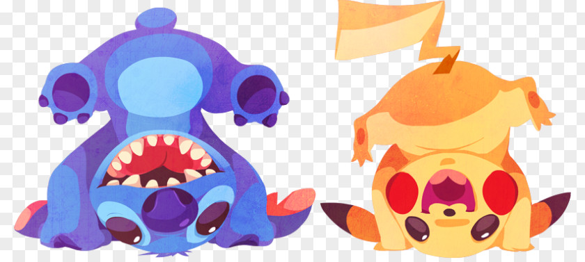 Pikachu Stitch Belle Lilo Pelekai Pokémon PNG