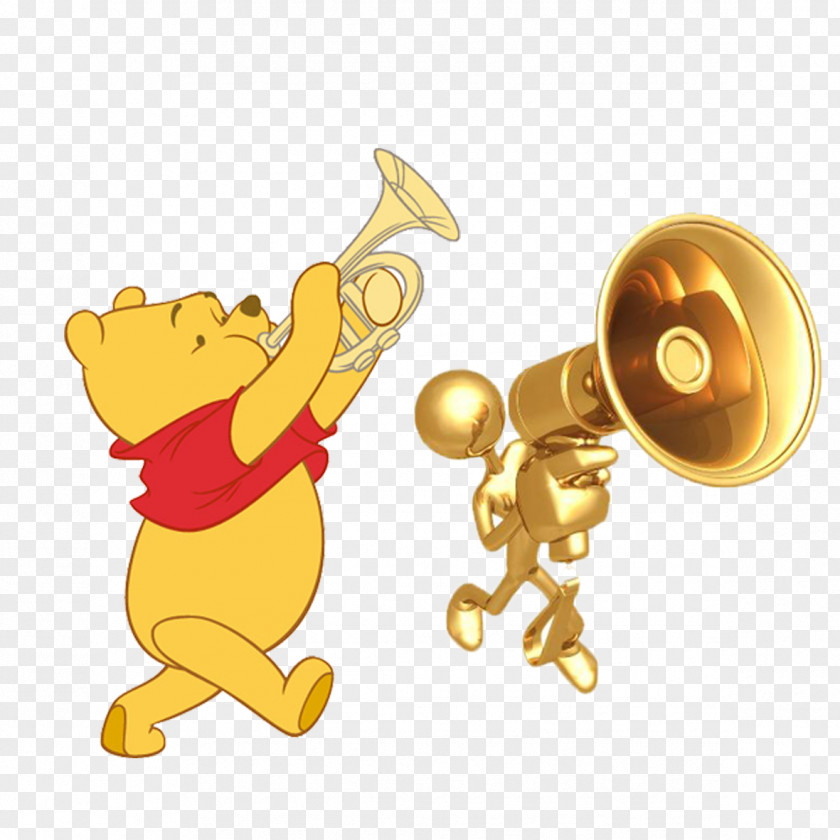 Trumpet Animals Gold Concept Symbol Gravitation Cannot Be Held Responsible For People Falling In Love. PNG