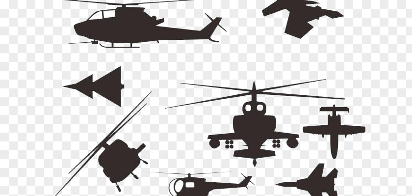 Helicopters And Fighter Combinations Airplane Helicopter PNG